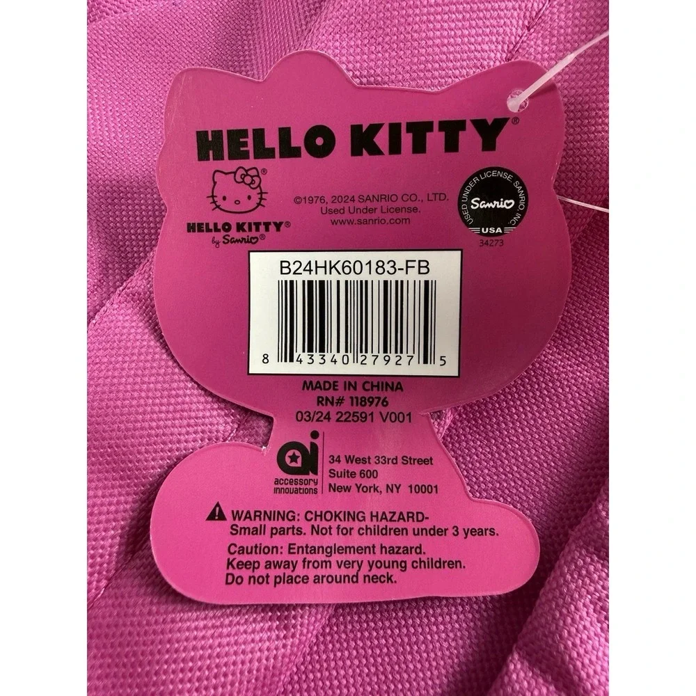 Large Backpack -‎ Hello Kitty - Garden Rainbow Pink 16